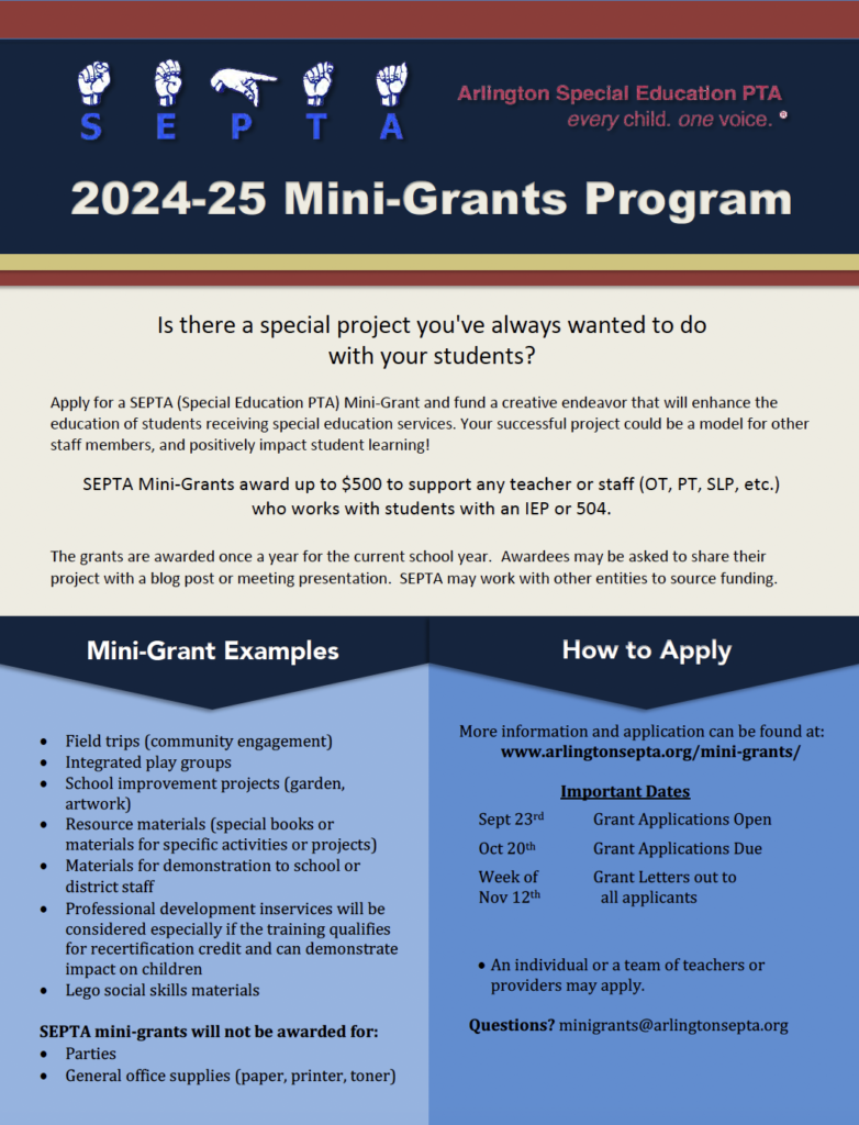 Mini-grant flyer thumbnail